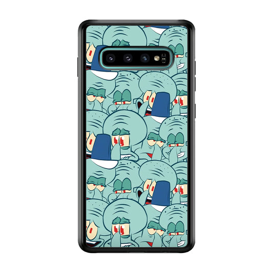 Squidward Expression Samsung Galaxy S10 Case