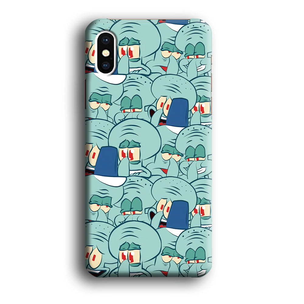 Squidward Expression iPhone XS Case