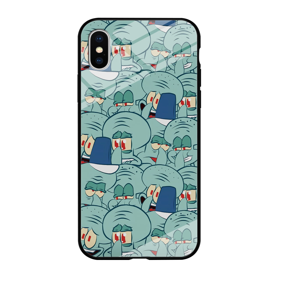Squidward Expression iPhone XS Case