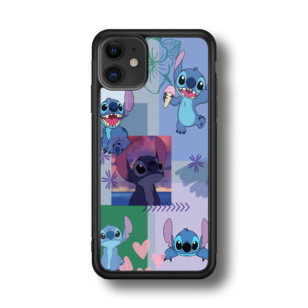 Stitch Collage Aesthetic iPhone 11 Case