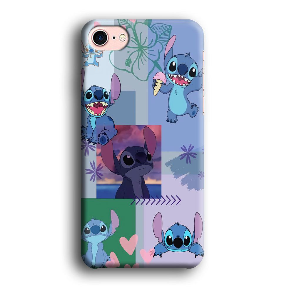 Stitch Collage Aesthetic iPhone 7 Case