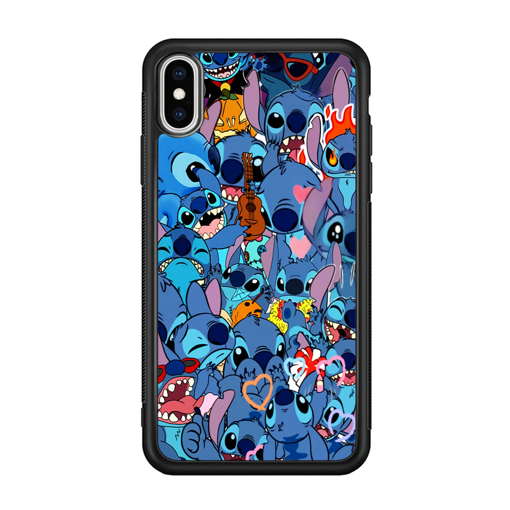 Stitch Cute Expression iPhone X Case