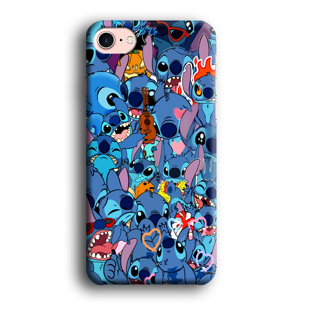 Stitch Cute Expression iPhone 8 Case