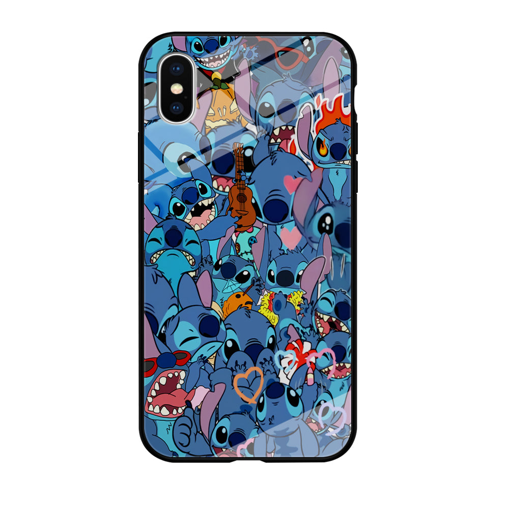 Stitch Cute Expression iPhone Xs Max Case