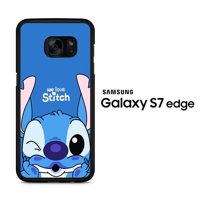 Stitch We Love Samsung Galaxy S7 Edge Case