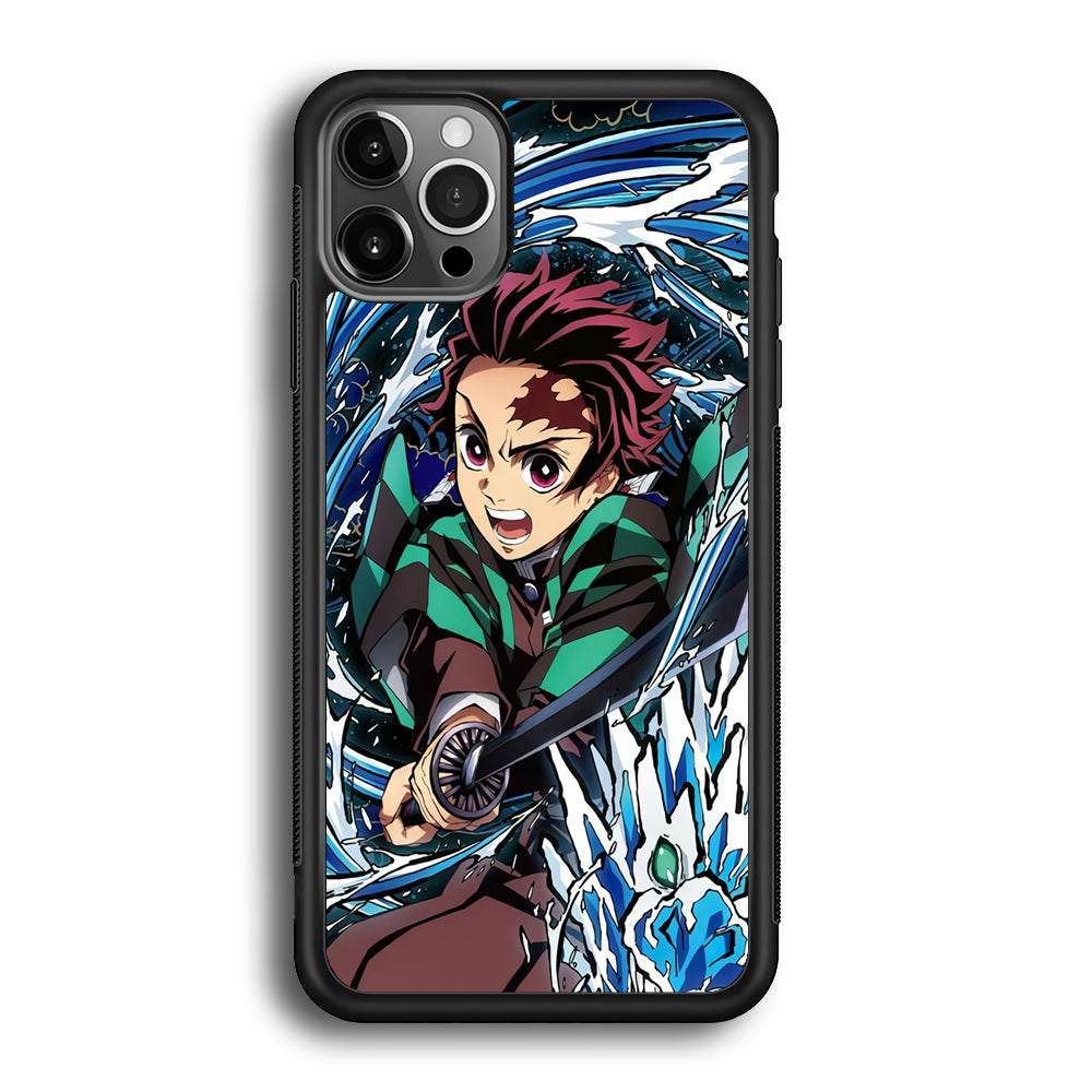 Tanjiro Water Breathing iPhone 12 Pro Max Case