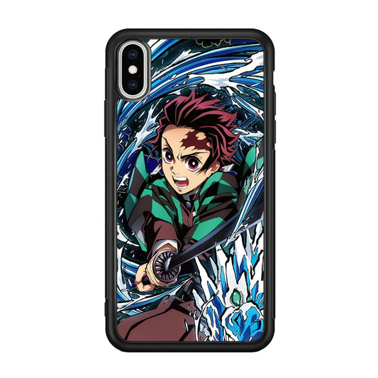 Tanjiro Water Breathing iPhone X Case