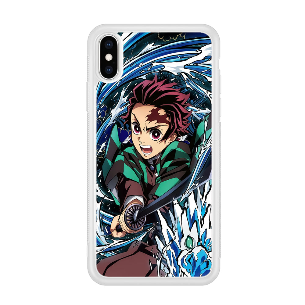 Tanjiro Water Breathing iPhone X Case