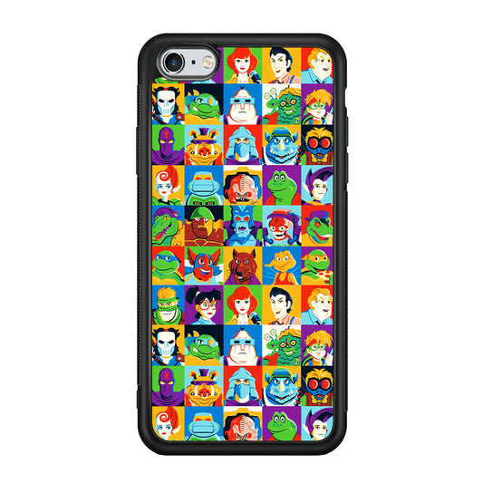 Teenage Mutant Ninja Turtles Character in Collage iPhone 6 Plus | 6s Plus Case