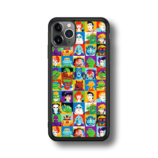 Teenage Mutant Ninja Turtles Character in Collage iPhone 11 Pro Case