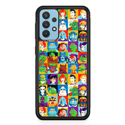Teenage Mutant Ninja Turtles Character in Collage Samsung Galaxy A32 Case