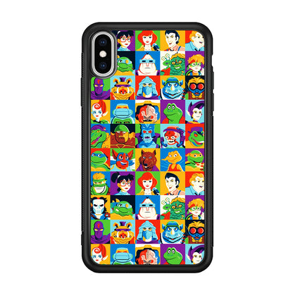 Teenage Mutant Ninja Turtles Character in Collage iPhone Xs Max Case