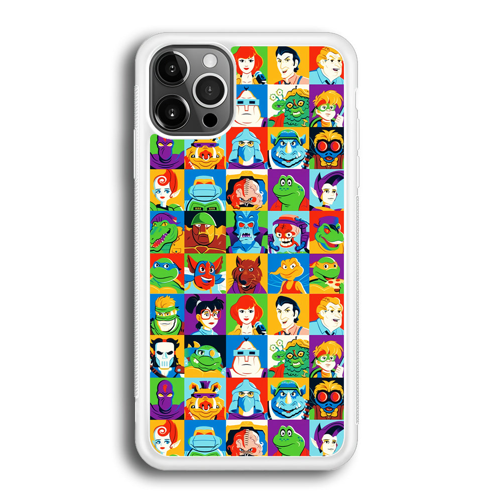 Teenage Mutant Ninja Turtles Character in Collage iPhone 12 Pro Max Case