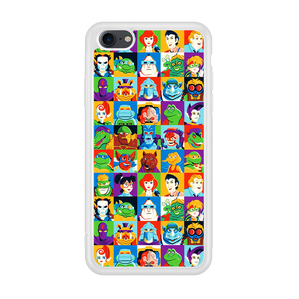 Teenage Mutant Ninja Turtles Character in Collage iPhone 7 Case