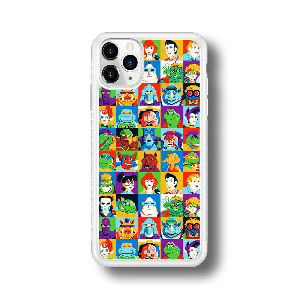 Teenage Mutant Ninja Turtles Character in Collage iPhone 11 Pro Case