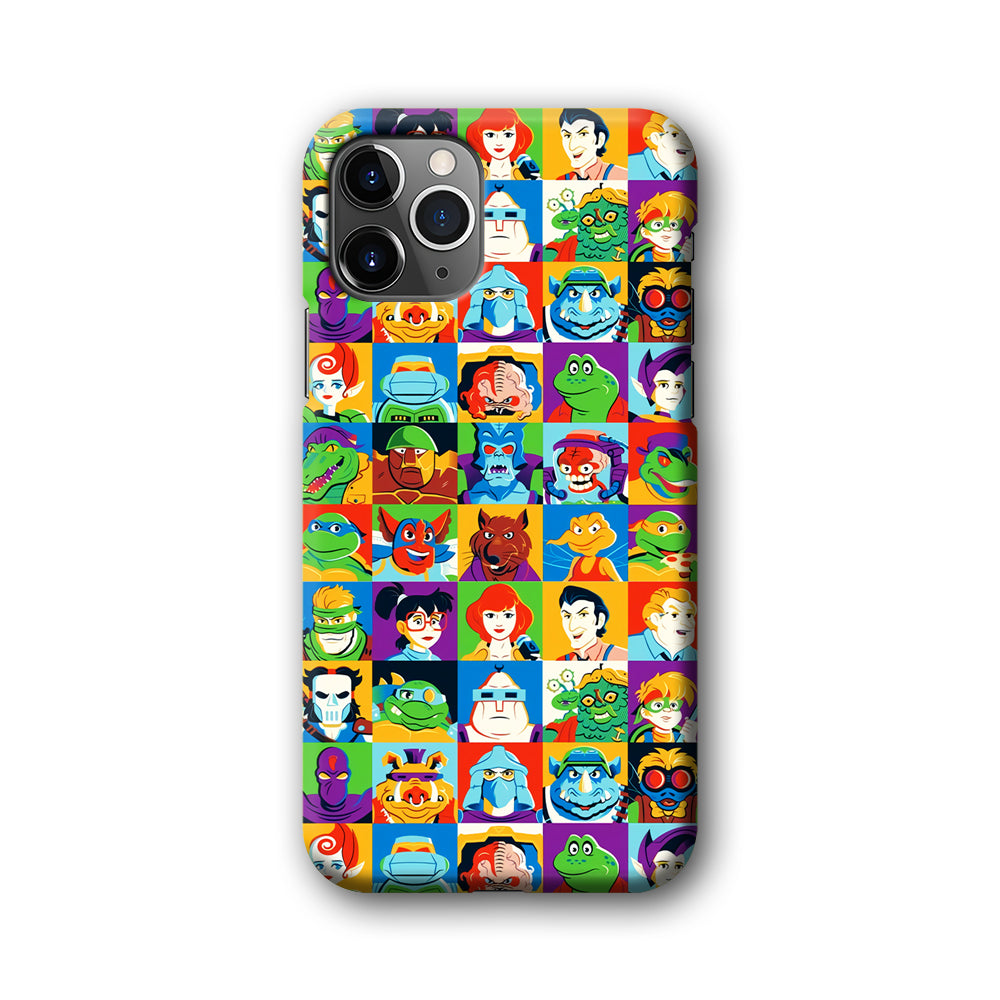 Teenage Mutant Ninja Turtles Character in Collage iPhone 11 Pro Case