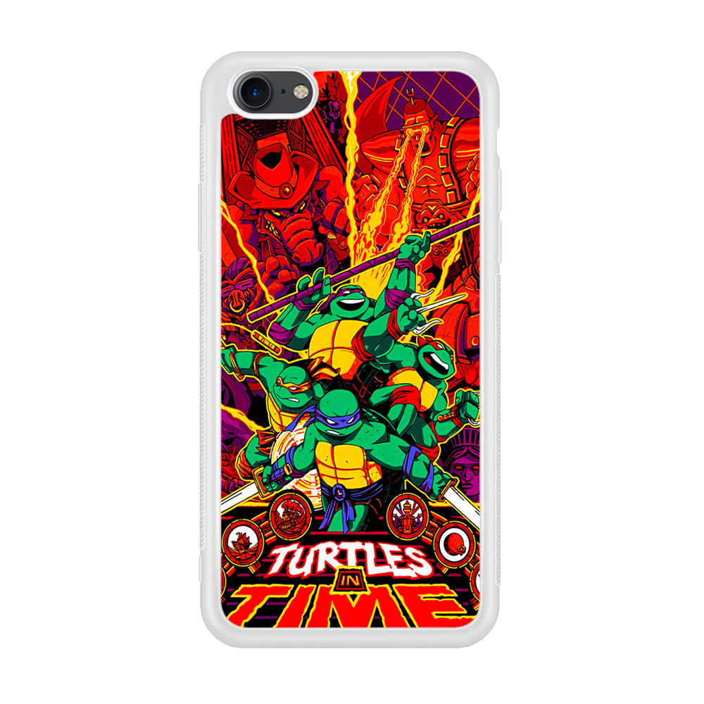 Teenage Mutant Ninja Turtles In Time Poster iPhone 8 Case