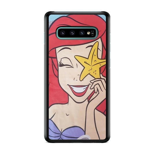 The Little Mermaid Ariel Smile Samsung Galaxy S10 Case - ezzyst