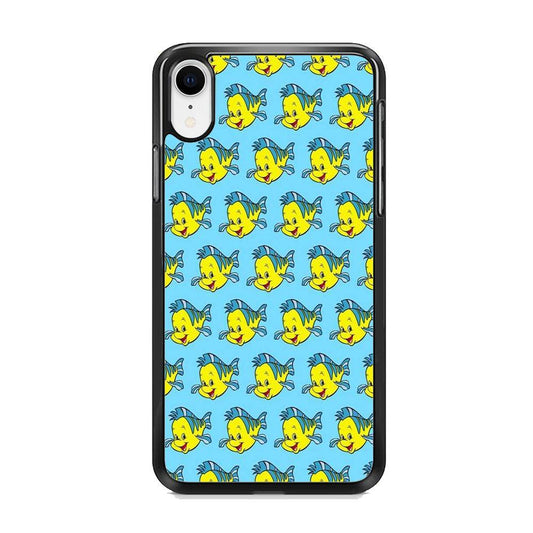 The Little Mermaid Flounder Doodle iPhone XR Case - ezzyst