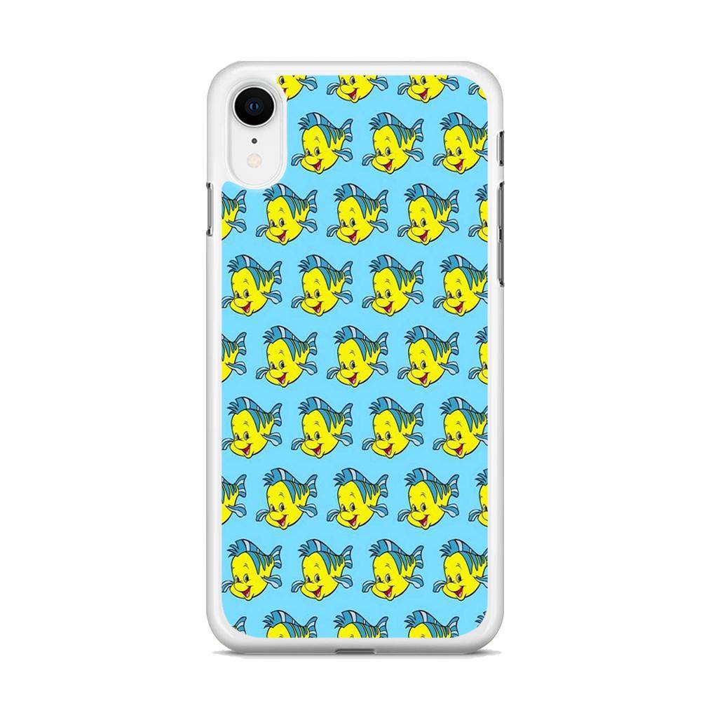 The Little Mermaid Flounder Doodle iPhone XR Case - ezzyst
