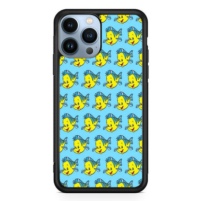 The Little Mermaid Flounder Doodle iPhone 13 Pro Max Case