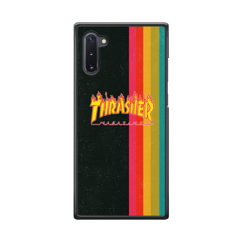 Thrasher Dim Grey Filter Rainbow Pain Samsung Galaxy Note 10 Case - Ezzystore