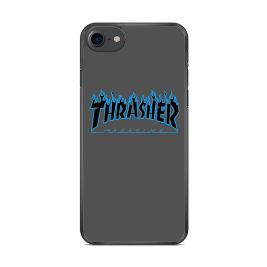 Thrasher Deeph Royal Grey Blue Fire iPhone 8 Case - Ezzystore