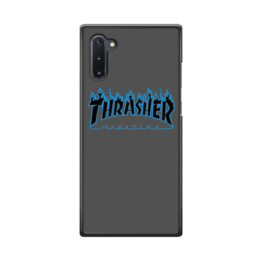 Thrasher Deeph Royal Grey Blue Fire Samsung Galaxy Note 10 Case - Ezzystore
