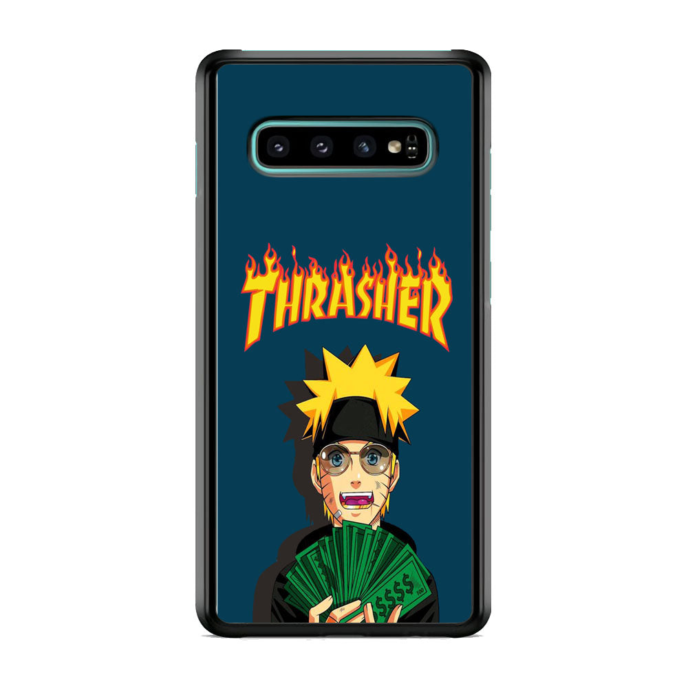 Thrasher Naruto Rich Navy Samsung Galaxy S10 Case - Ezzystore
