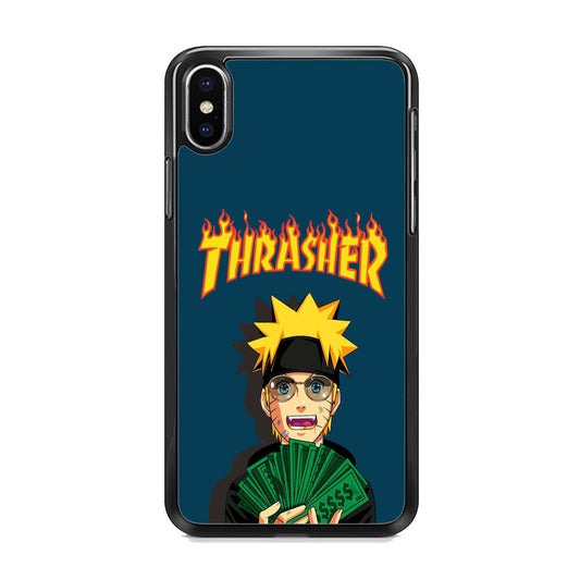 Thrasher Naruto Rich Navy iPhone Xs Max Case - Ezzystore