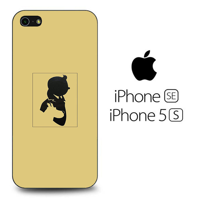 Tintin And Milo Siluete iPhone 5 | 5s Case - Ezzystore