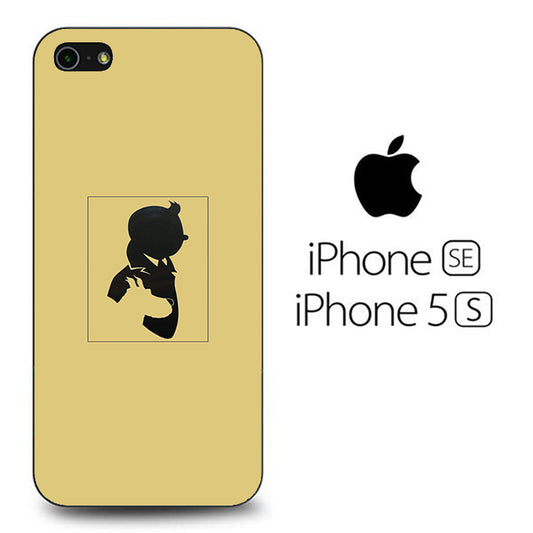 Tintin And Milo Siluete iPhone 5 | 5s Case - Ezzystore