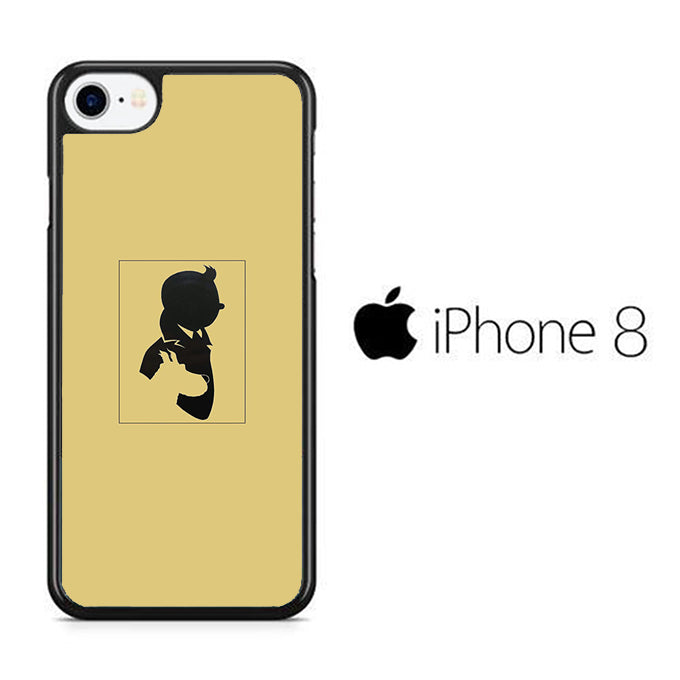 Tintin And Milo Siluete iPhone 8 Case