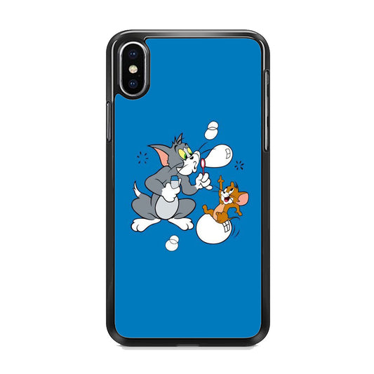 Tom And Jerry Blue Ballon Soap iPhone Xs Max Case