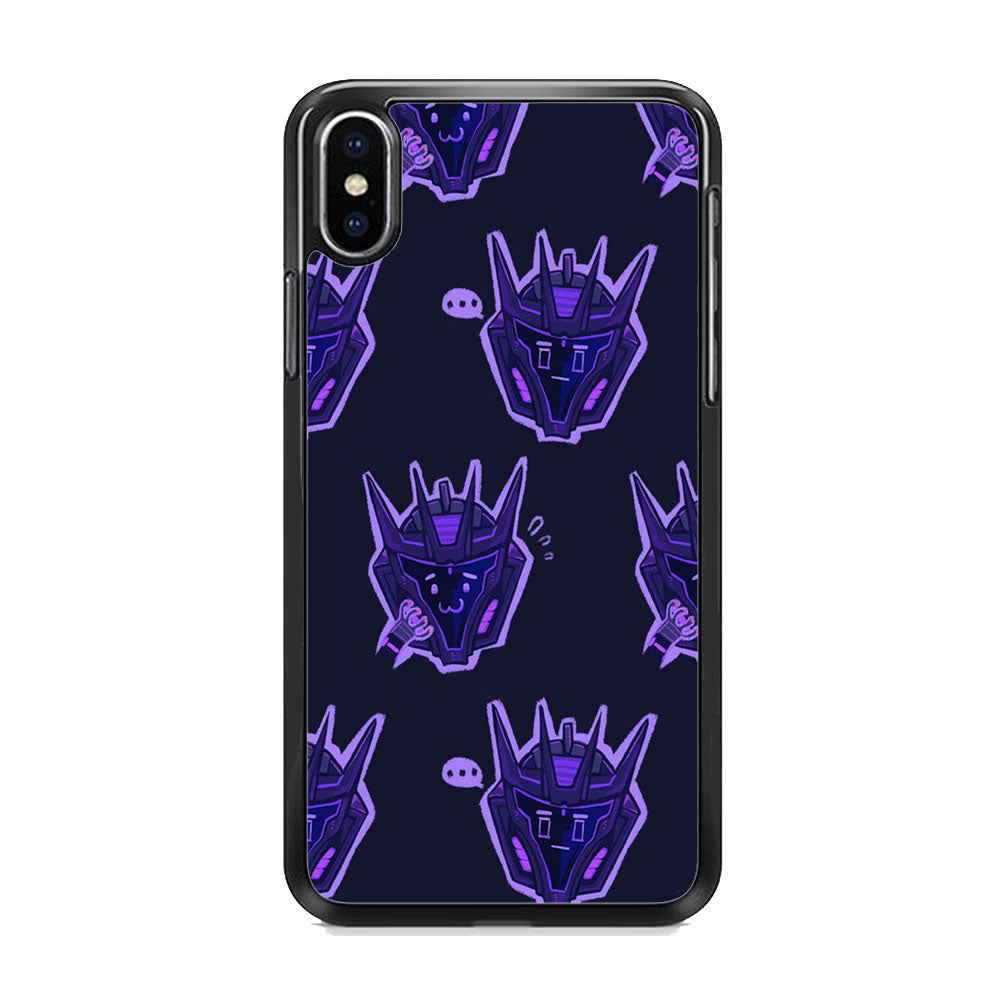 Transformers Navy Doodle iPhone Xs Max Case
