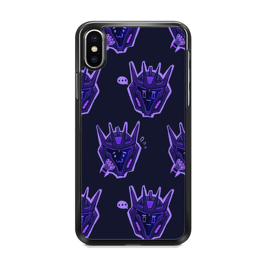 Transformers Navy Doodle iPhone Xs Max Case