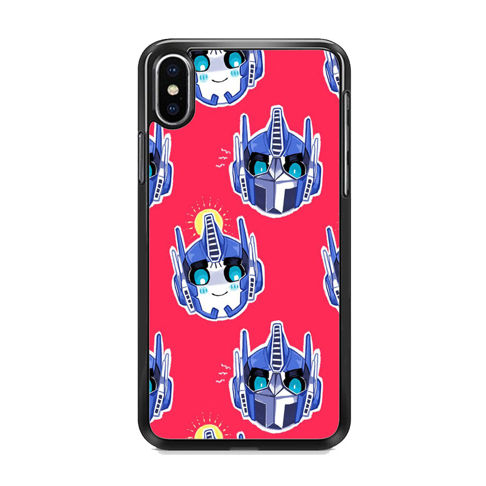 Transformers Red Doodle iPhone X Case
