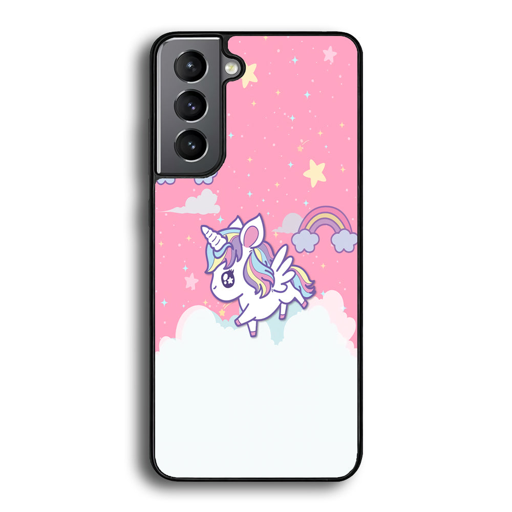 Unicorn Fink Cotton Samsung Galaxy S21 Plus Case - Ezzystore