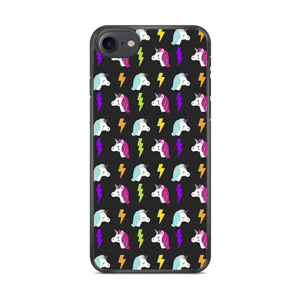 Unicorn Flash Grey iPhone 8 Case - ezzyst
