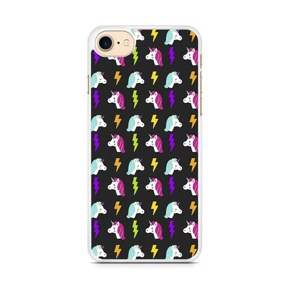 Unicorn Flash Grey iPhone 8 Case - ezzyst