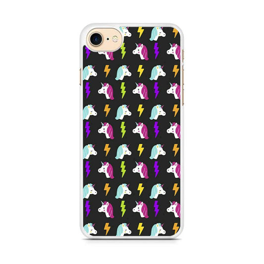 Unicorn Flash Grey iPhone 8 Case - ezzyst