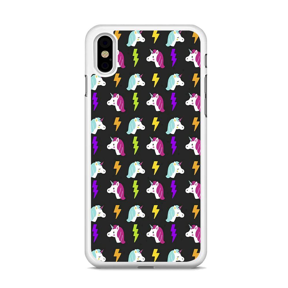 Unicorn Flash Grey iPhone Xs Max Case - ezzyst