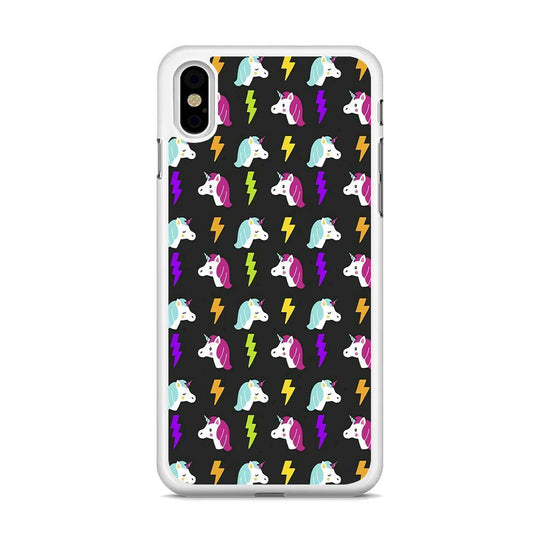 Unicorn Flash Grey iPhone Xs Max Case - ezzyst
