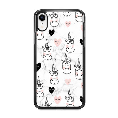 Unicorn Marble White iPhone XR Case - ezzyst