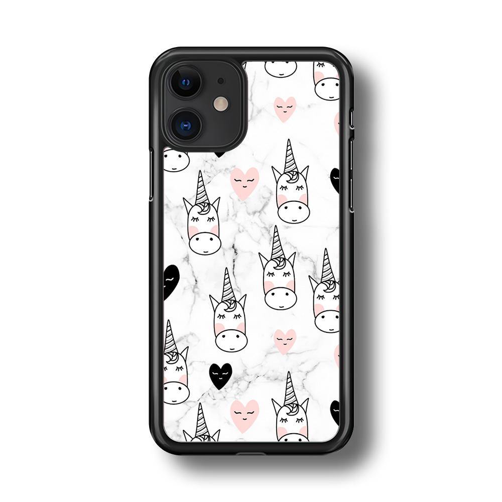 Unicorn Marble White iPhone 11 Case - ezzyst