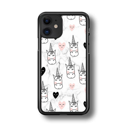 Unicorn Marble White iPhone 11 Case - ezzyst
