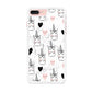 Unicorn Marble White iPhone 8 Plus Case - ezzyst