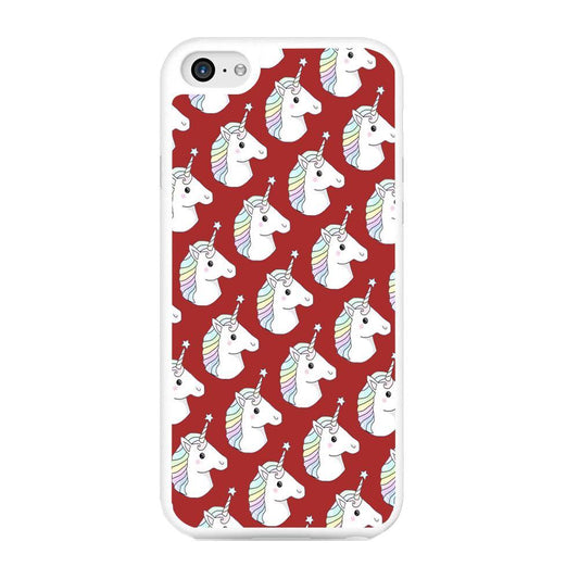 Unicorn Maroon Doodle iPhone 6 Plus | 6s Plus Case - ezzyst
