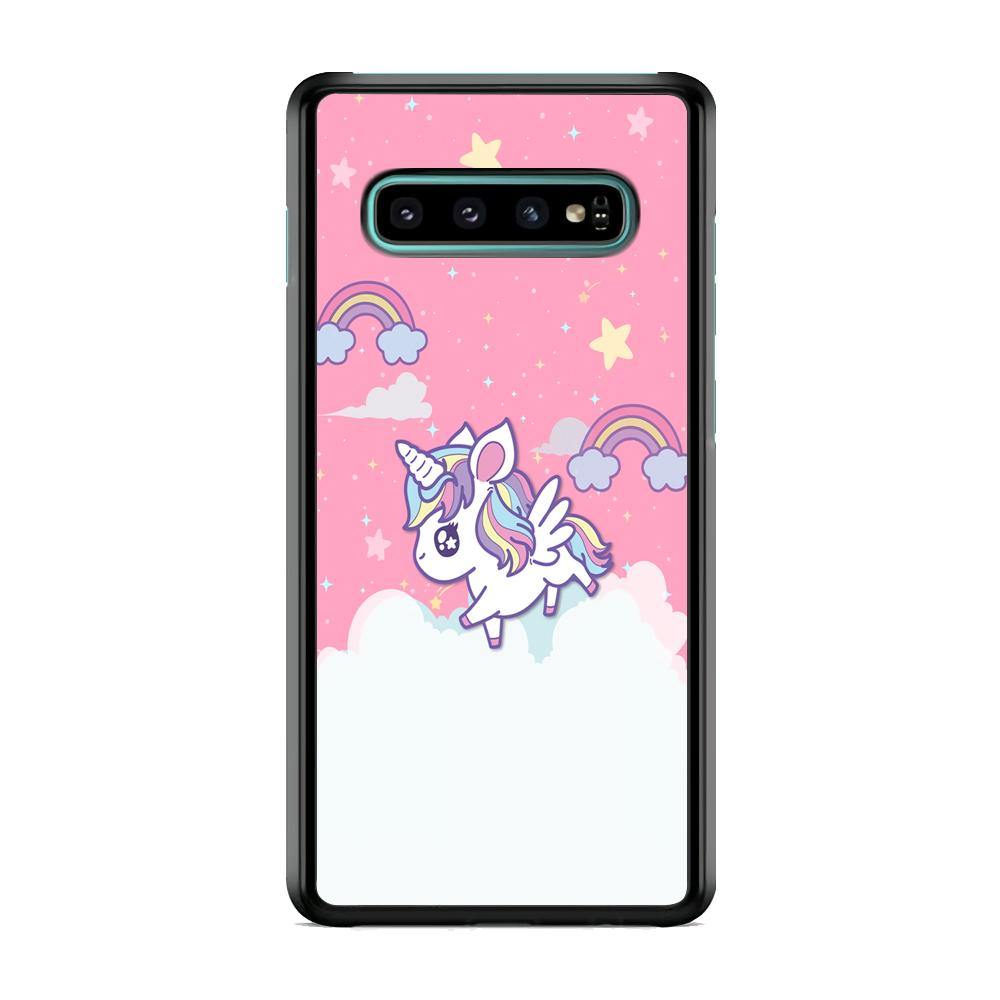 Unicorn Pink Cotton Samsung Galaxy S10 Case - ezzyst