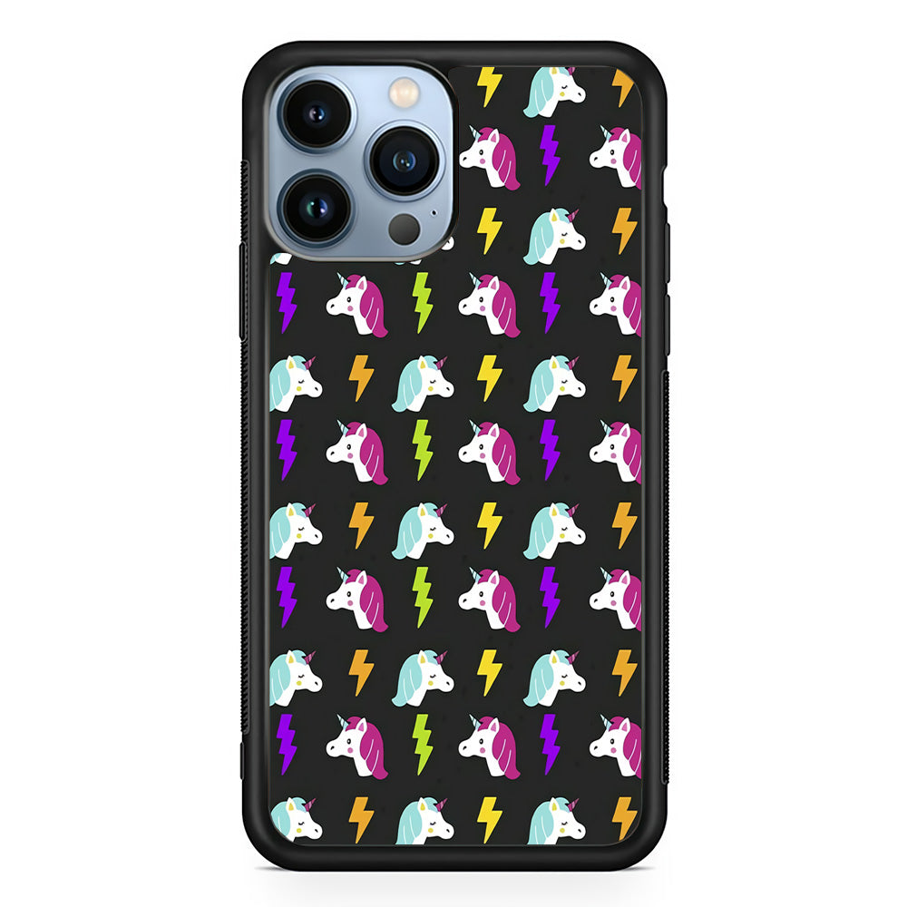 Unicorn Flash Grey iPhone 13 Pro Case